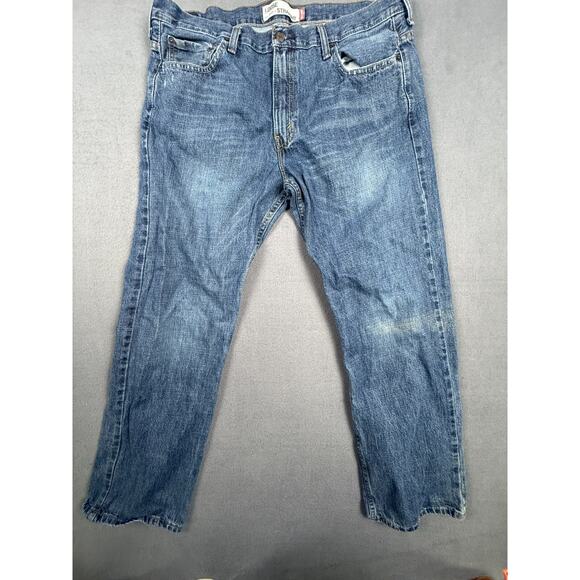 Levis 569 Jeans Mens 36x30 Blue Denim Baggy Loose Straight Relaxed Grunge Y2K - Picture 2 of 10